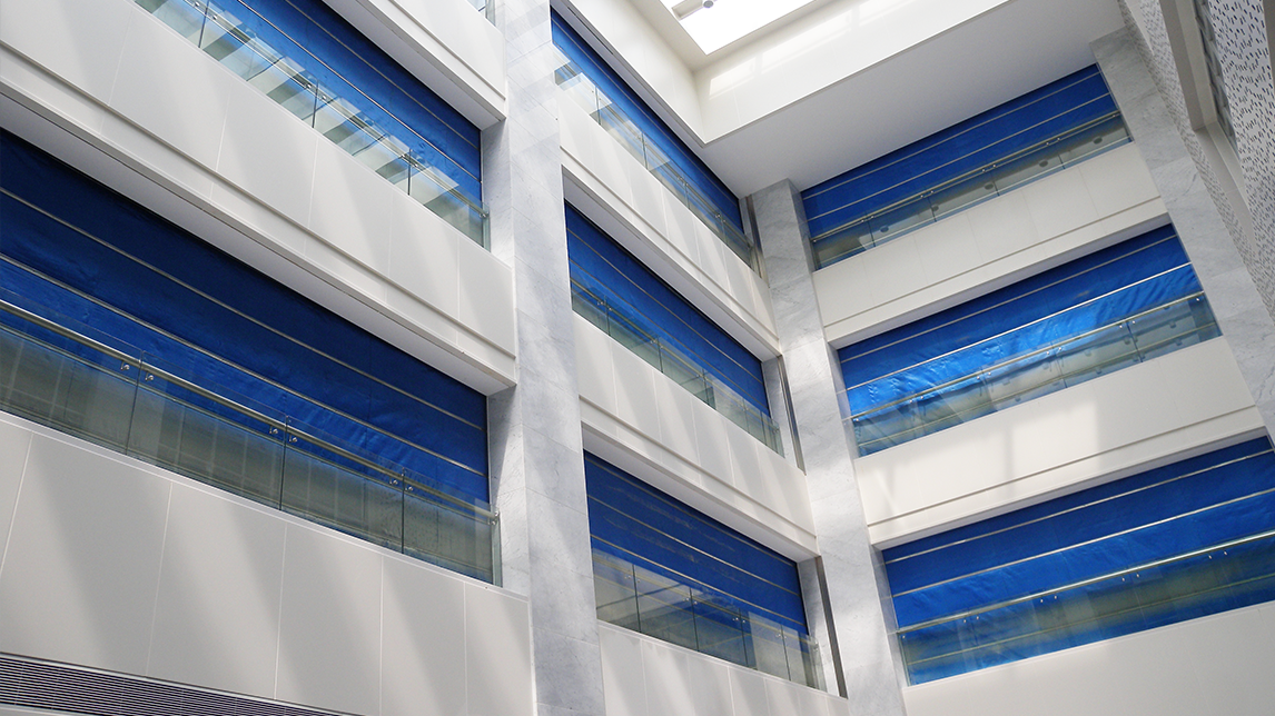 歐標(biāo)單簾防火卷簾門檢測圖片